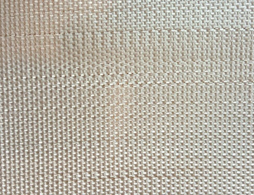 close up of s-glass fabric to show texture